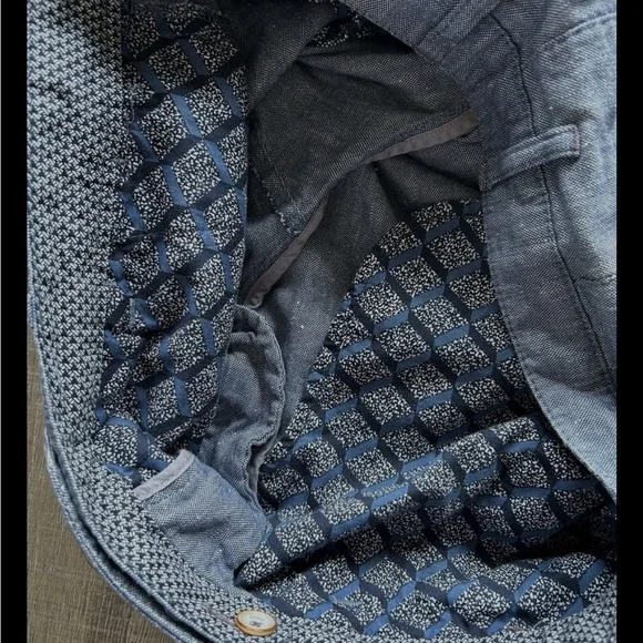 Ted Baker Men’s Linen Blend Shorts 34 Casual Summer Walking Travel Blue - Picture 8 of 8